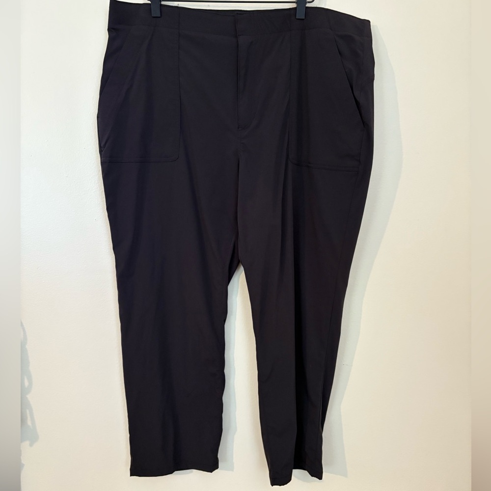Eddie Bauer Horizon High-Rise Black Pants, Size 18 TALL